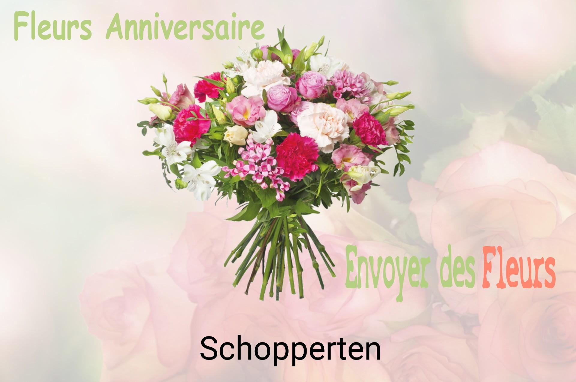 Bouquet de fleurs d’anniversaire livré à Schopperten
